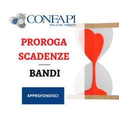 PROROGHE SCADENZE BANDI