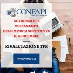 Rivalutazione TFR: Scadenza del Versamento dell’Imposta Sostitutiva il 16 Dicembre