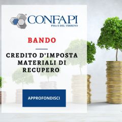 BANDO “CREDITO D’IMPOSTA - MATERIALI DI RECUPERO 