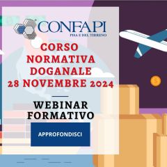 Corso Normativa Doganale - 28 NOVEMBRE 2024